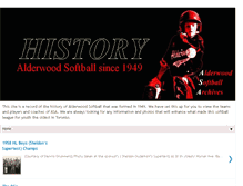 Tablet Screenshot of alderwood-softball.blogspot.com