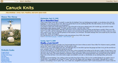 Desktop Screenshot of canuckknits.blogspot.com