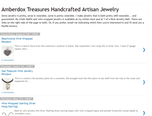 Tablet Screenshot of amberdoxtreasures.blogspot.com