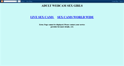 Desktop Screenshot of adult-webcam-sex-girls.blogspot.com