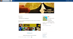 Desktop Screenshot of limescrapped.blogspot.com