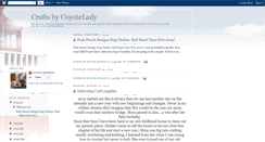 Desktop Screenshot of bloggingbycoyotelady.blogspot.com
