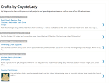 Tablet Screenshot of bloggingbycoyotelady.blogspot.com
