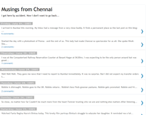 Tablet Screenshot of musingsfromchennai.blogspot.com