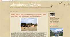 Desktop Screenshot of adventurousazmom.blogspot.com