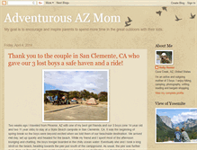 Tablet Screenshot of adventurousazmom.blogspot.com