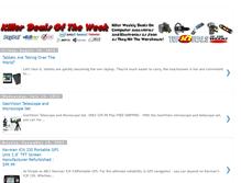 Tablet Screenshot of killerdealsoftheweek.blogspot.com