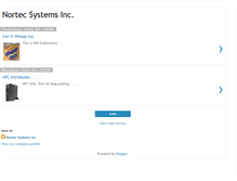 Tablet Screenshot of nortecsystems.blogspot.com