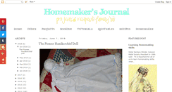 Desktop Screenshot of homemakers-journal.blogspot.com