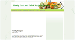 Desktop Screenshot of healtyfoodanddrink.blogspot.com