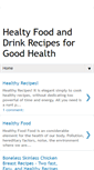 Mobile Screenshot of healtyfoodanddrink.blogspot.com