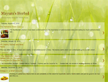 Tablet Screenshot of mayura97.blogspot.com