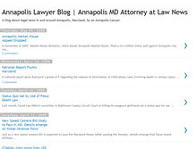 Tablet Screenshot of annapolislawyer.blogspot.com