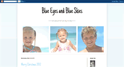 Desktop Screenshot of blueeyesandblueskies.blogspot.com