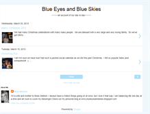 Tablet Screenshot of blueeyesandblueskies.blogspot.com