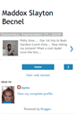 Mobile Screenshot of maddoxslaytonbecnel.blogspot.com