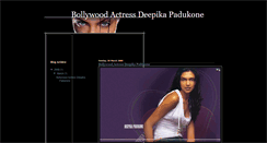 Desktop Screenshot of deepikapadukonebollywoodactress.blogspot.com