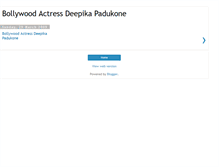 Tablet Screenshot of deepikapadukonebollywoodactress.blogspot.com