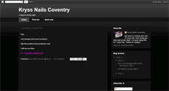 Desktop Screenshot of kryssnails.blogspot.com