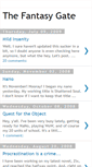 Mobile Screenshot of fantasygate.blogspot.com