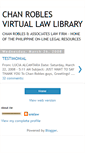 Mobile Screenshot of chanroblesvirtuallawlibrary.blogspot.com