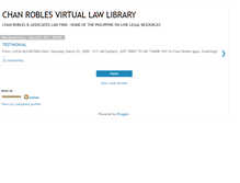 Tablet Screenshot of chanroblesvirtuallawlibrary.blogspot.com