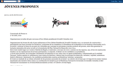 Desktop Screenshot of jovenesproponen.blogspot.com