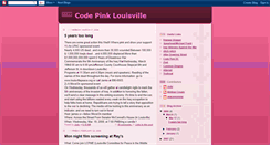 Desktop Screenshot of codepinklouisville.blogspot.com