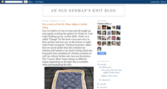 Desktop Screenshot of anoldgermansknitblog.blogspot.com