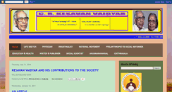 Desktop Screenshot of crkesavanvaidyar.blogspot.com