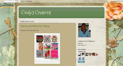 Desktop Screenshot of cindys-creations.blogspot.com