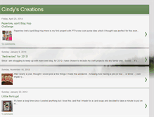 Tablet Screenshot of cindys-creations.blogspot.com