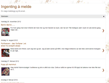 Tablet Screenshot of janne-ingentingamelde.blogspot.com