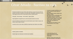 Desktop Screenshot of cezaramadosucessonavida.blogspot.com