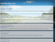 Tablet Screenshot of nextgenapp.blogspot.com
