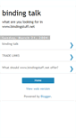 Mobile Screenshot of bindingstuff.blogspot.com