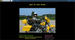 Desktop Screenshot of beeinthewind.blogspot.com