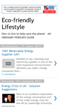 Mobile Screenshot of eco-friendly-lifestyle.blogspot.com
