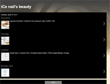 Tablet Screenshot of icenailsbeauty.blogspot.com