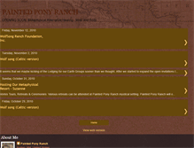 Tablet Screenshot of paintedponyranch.blogspot.com