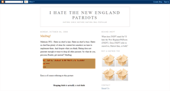 Desktop Screenshot of i-hate-the-new-england-patriots.blogspot.com