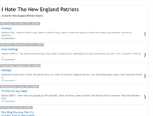 Tablet Screenshot of i-hate-the-new-england-patriots.blogspot.com