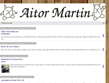 Tablet Screenshot of aitor-martin.blogspot.com