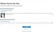 Tablet Screenshot of koreasaja.blogspot.com