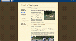 Desktop Screenshot of friendsofthecanyons.blogspot.com