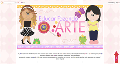 Desktop Screenshot of educarfazendoarte.blogspot.com
