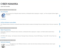 Tablet Screenshot of cyberhumanika.blogspot.com