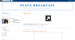 Desktop Screenshot of peacebreakfast.blogspot.com
