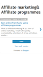 Mobile Screenshot of myaffiliatemarketingprogramme.blogspot.com