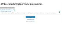 Tablet Screenshot of myaffiliatemarketingprogramme.blogspot.com